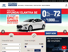 Tablet Screenshot of hyundaiofmankato.com